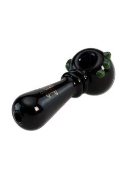 BL Hand Pipe Black With Pimples Green