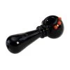 BL Hand Pipe Black With Pimples Orange