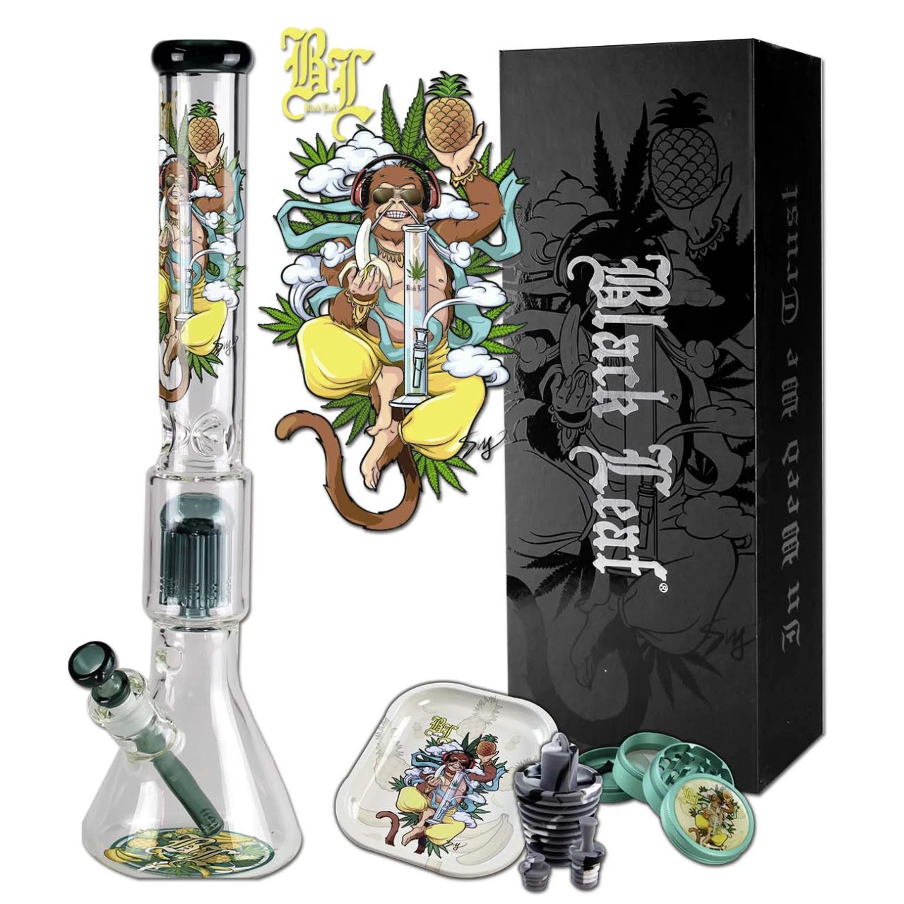 BL Hanuman Boxed Bong Ice 10-Arm Tree Perco 3 BL Hanuman Boxed Bong Ice 10-Arm Tree Perco