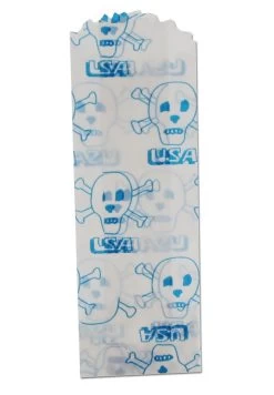 Little Bags Made Of Parchment Paper USA Skull