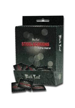 Black Leaf Stainless Steel Screens Coarse