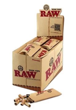 RAW Wide Filter Tips Pre-rolled