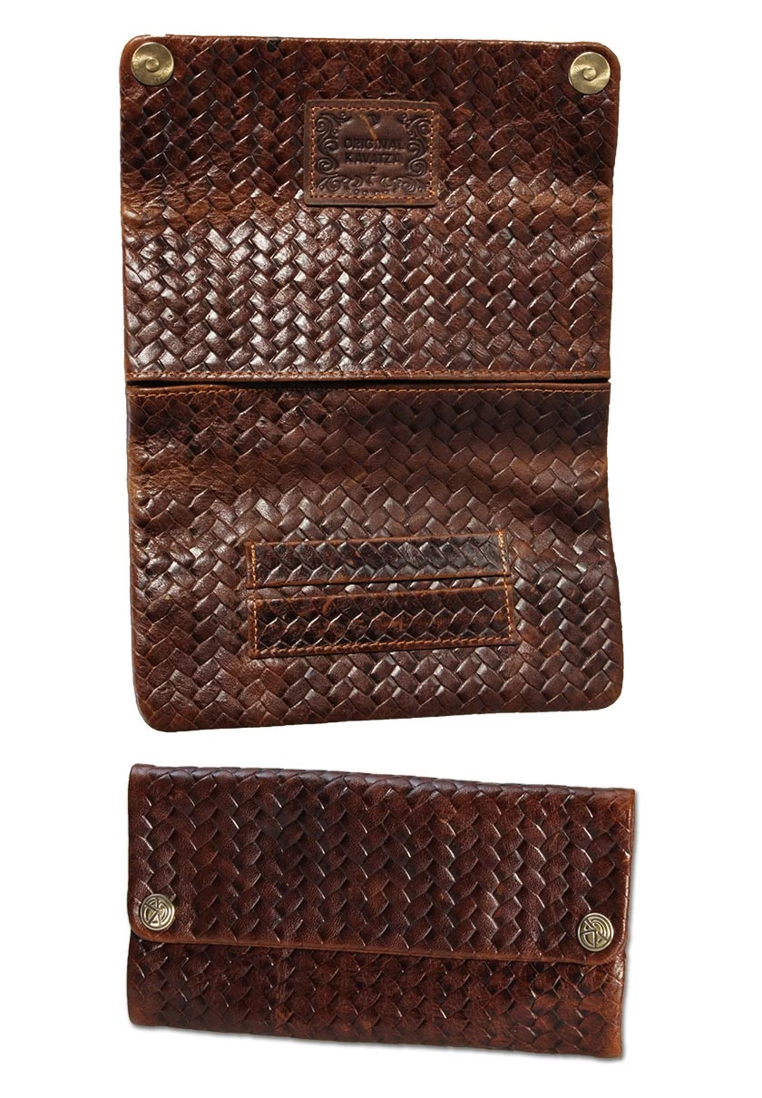 Kavatza Woven Havana Tobacco Pouch Smooth 3 Kavatza Woven Havana Tobacco Pouch Smooth
