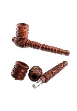 Mango Wood Pipe Activated Charcoal Filter