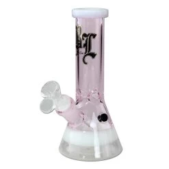 Black Leaf Beaker Bong Mini Ice