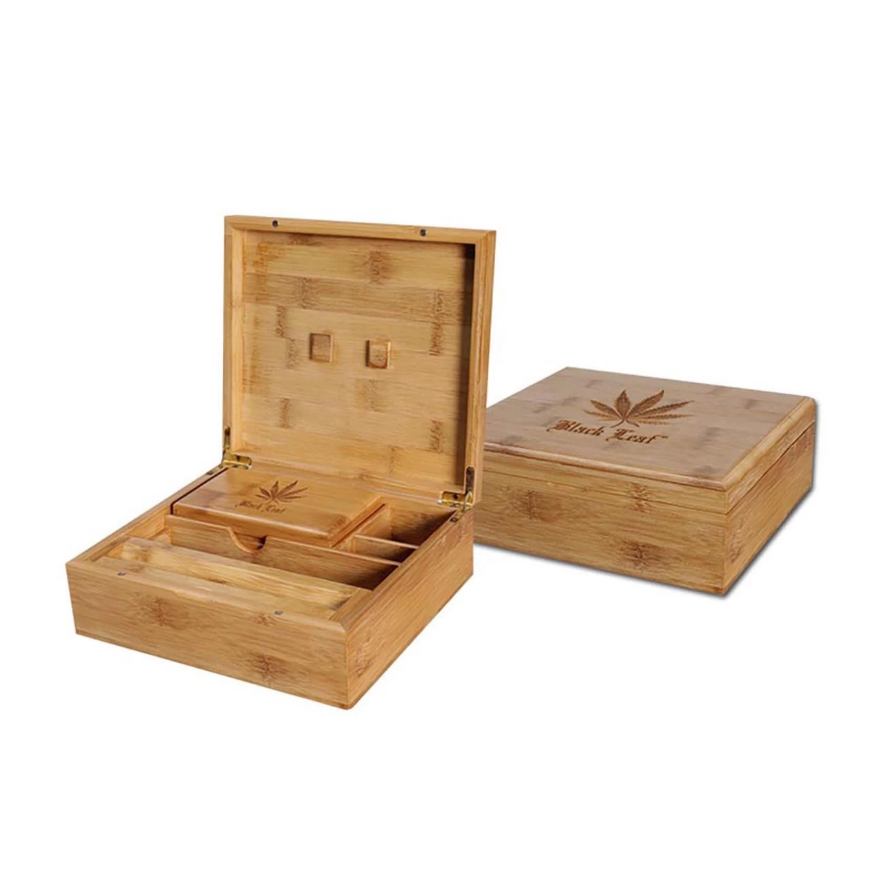 Black Leaf Leaf Bamboo Stoner Box II 4 Black Leaf Leaf Bamboo Stoner Box II - Image 2