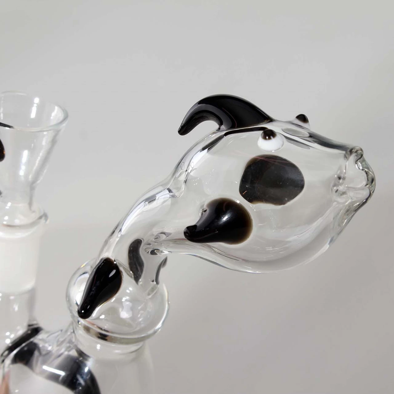 Black Leaf Bubbler Nessie Black 4 Black Leaf Bubbler Nessie Black - Image 2