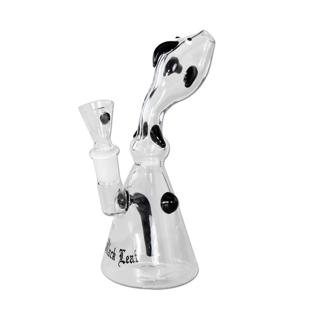 Black Leaf Bubbler Nessie Black 3 Black Leaf Bubbler Nessie Black