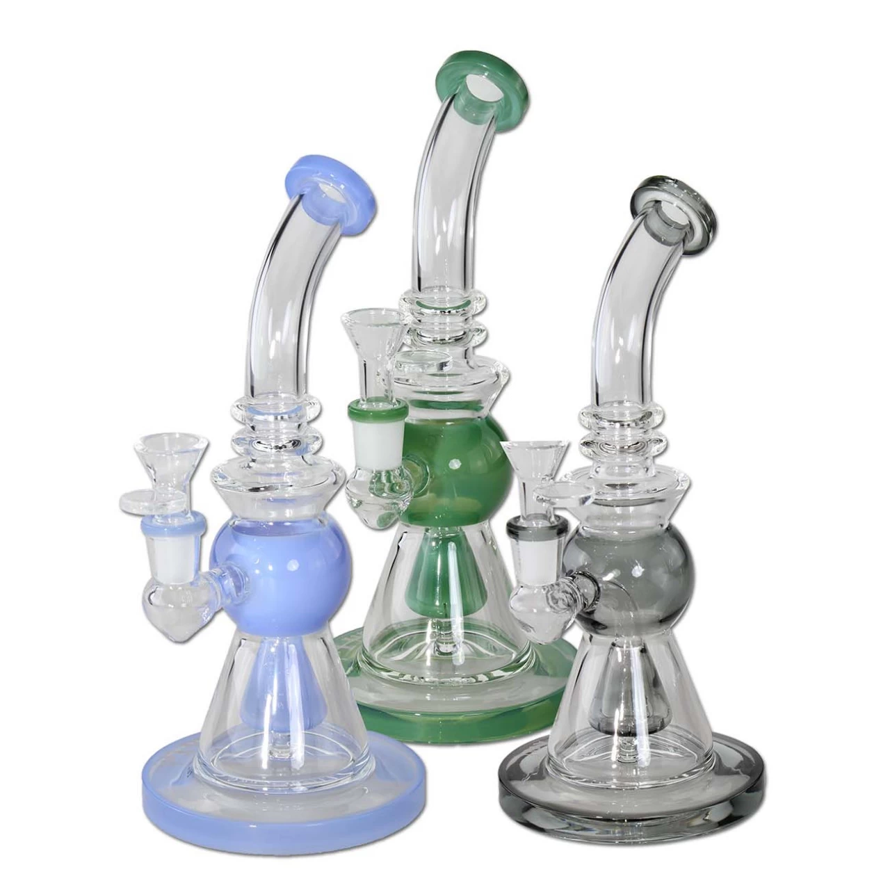 Black Leaf Bubbler With Slit Diffuser 4 Black Leaf Bubbler With Slit Diffuser - Image 2