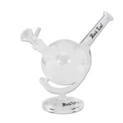 Black Leaf Soccer Glass Bong