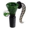 Black Leaf Glass Art Bowl Dots Green -Smoke Gear Shop black leaf glaskustkopf punkte gruen 021841 1mKcCH9IAT98qB 1280x1280