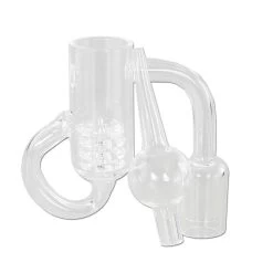 Black Leaf Loop Banger With Insert And Carb Cap