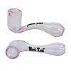 Black Leaf Glass Pure Pipe Pink