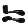 Black Leaf Glass Pure Pipe Black