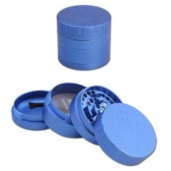 Black Leaf Startrails Aluminium Grinder 4-part