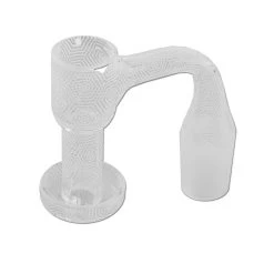 Black Leaf Terp Slurper Quartz Banger Sandblasted