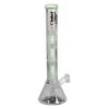 BL Beaker Ice Bong 2x Ufo Percolator Light Green