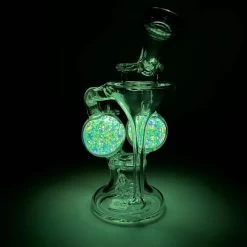 Smoke Gear Shop -Smoke Gear Shop black leaf recyclebong glow in the dark bubbler 221848 1 det 1280x1280