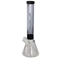 BLAZE GLASS Sandblast Beaker Bong Ice