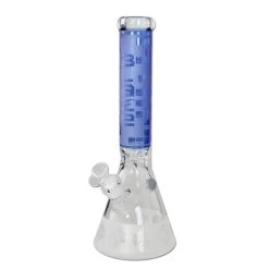 BLAZE GLASS Sandblazer Beaker Bong Ice Blue