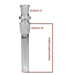 Black Leaf Glass Chillum