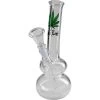 Black Leaf Heavy-Duty Glass Bong 2 Black Leaf Heavy-Duty Glass Bong -Smoke Gear Shop g18m glasbong black leaf doppelkugel 1280x1280