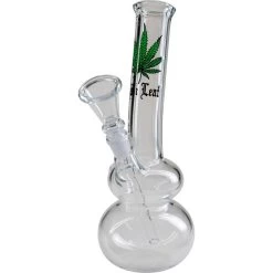 Black Leaf Heavy-Duty Glass Bong
