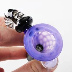 Black Leaf Glass Art Bowl Dots Purple -Smoke Gear Shop glas kunst kopf bong ns14 021881 1 detIS7JEU1HuWJIW 1280x1280