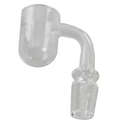 Black Leaf Quartz Banger With Pearl