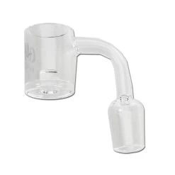 Black Leaf Quartz Banger With Reactor