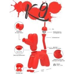 PieceMaker K9 Silicone Bong -Smoke Gear Shop piecemaker silikonbong k9 kamprad 203416 det 1280x1280