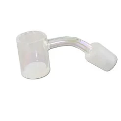 Quartz Banger With Rainbow Effect Clear