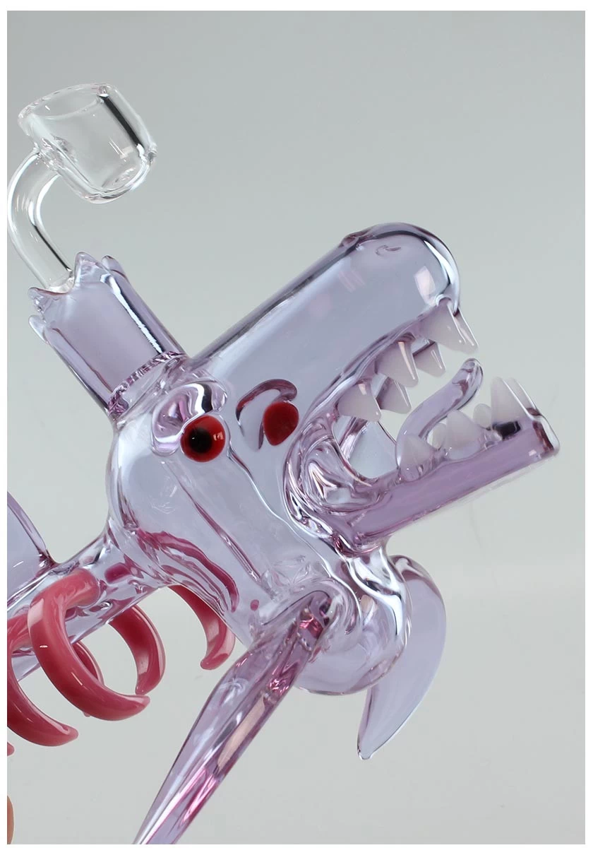 Skeleton Fish Oil Pipe Pink 4 Skeleton Fish Oil Pipe Pink - Image 2
