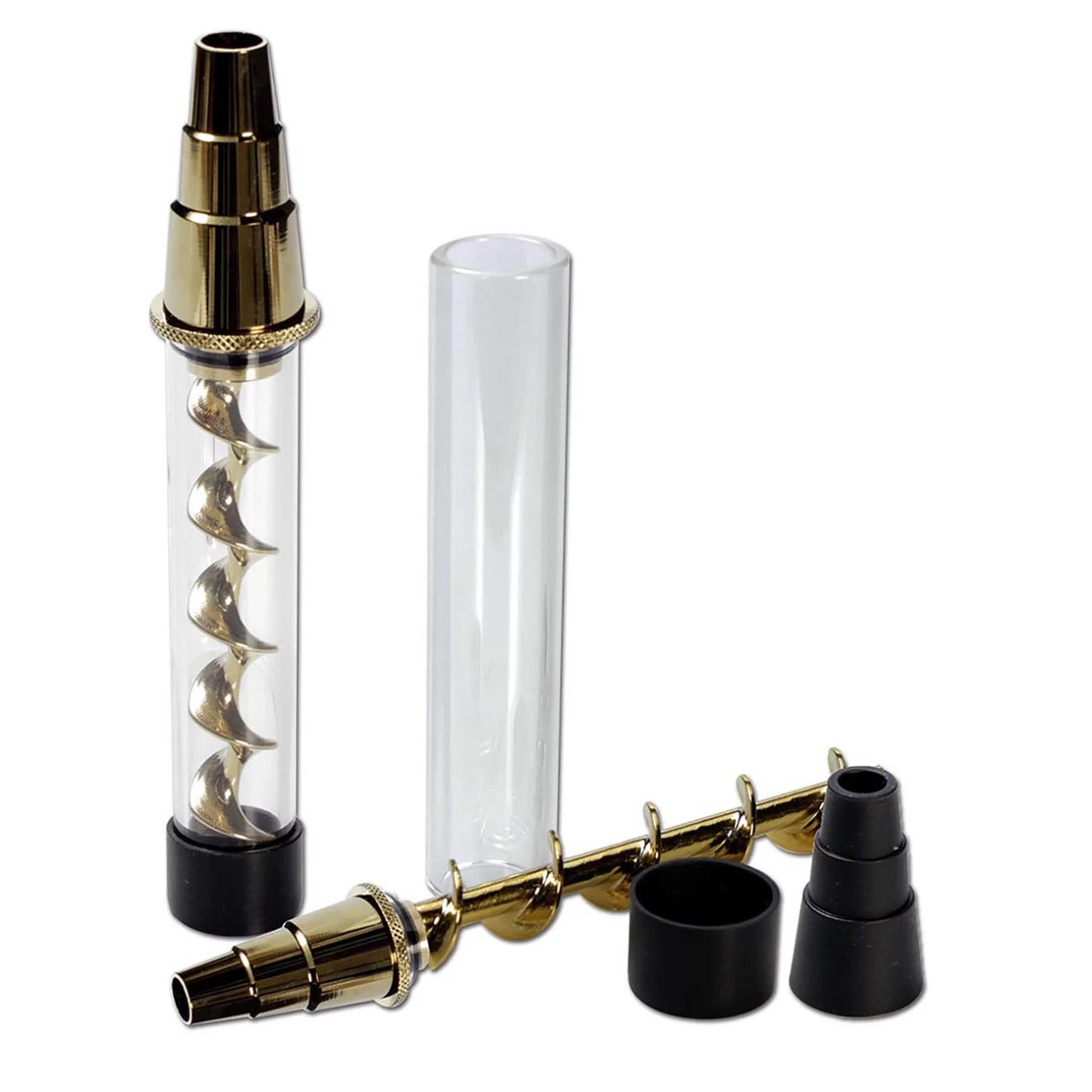 V12 Plus Twisty Glaspipe Blunt With Adapter 3 V12 Plus Twisty Glaspipe Blunt With Adapter
